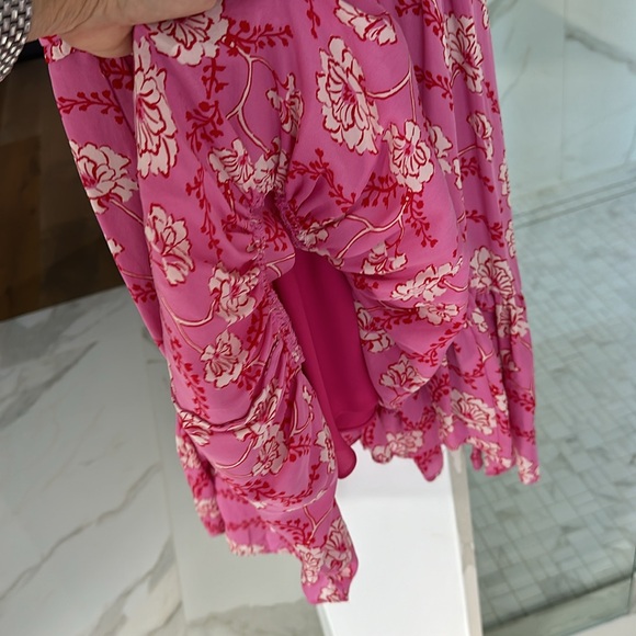 Gorgeous pink, red and white floral sleeveless dress from ALC - Picture 4 of 7